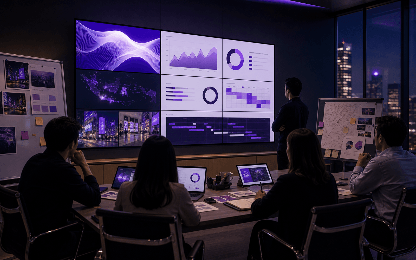 Building campaigns through integrated media placement
